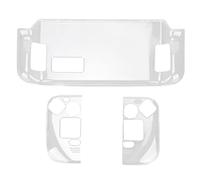 SUNGOOYUE Étui de Protection PC Transparent pour Steam Deck, Conception de Poignée Ergonomique, Housse de Console de Jeu Anti-Rayures, Modèle GP-806