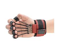 SUNGOOYUE Exerciseur de Main, Extenseur de Doigts avec Bande de Résistance pour L'entraînement D'extension de Flexion, Options de 20 Lb, 40 Lb, 60, 75, Conception Ergonomique, (Rouge 60 livres)