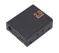 SUNGOOYUE Extension D'interface Multimédia HD, Amplificateur Amplificateur D'interface Multimédia HD 2.0 4K 60 Hz 18 Gbit/s, Portée de Signal de 30 M, avec Coque en Fer, pour Appareils