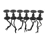 SUNGOOYUE Force de Surf -leine -Bein Plugs de Créneau Rapide pour Une Adhésion Sûre, 6 Ensemble de 6 (Black)