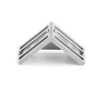 SUNGOOYUE Formulaire en Aluminium L à Longue Durée - Brassette à Angle Droit Clamp/Holder Clamp/Holder For Doors For Doors Furniture Pack de 5