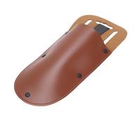 SUNGOOYUE Gaine de Sécateur de Jardin, Porte-outils en Cuir PU pour Sécateur, Pince de Ceinture en Métal Sécurisée, Conception Compacte, Durable pour les Jardiniers (BROWN)
