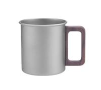 SUNGOOYUE Grande Tasse de café en Titane, Tasse de thé Portable pour café, Lait, thé, Sableux/Glace Pttrm, Ti Pur avec 300 ML / 450 ML de capacité (300ML)