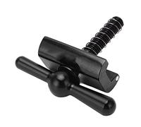 SUNGOOYUE Guidon de Robinet de Vélo Pliant, Boucle en C Pliable en Alliage D'aluminium pour, avec Conception Légère et Couleur D'anode, Connecteur de Cadre Stable (BLACK)