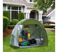 SUNGOOYUE Hangar de Rangement pour Vélos, Tente Extérieure étanche en | Porte étanche et Résistante aux UV, Fermeture éclair, Facile à Plier et à Transporter, Convient aux Vélos, Motos, Outils de