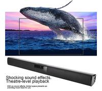 SUNGOOYUE Haut-Parleur Bluetooth, Barre de Son sans Fil avec Télécommande et Radio FM, Stéréo Haute fidélité pour Cinéma Maison et Musique