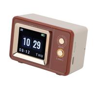 SUNGOOYUE Haut-Parleur Bluetooth Rétro, Haut-Parleur Vintage Portable avec Affichage des Paroles et Projection de Texte, pour la Maison, la Chambre à Coucher, la Fête de Camping en Plein