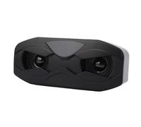 SUNGOOYUE Haut-Parleur Bluetooth sans Fil, Double Cornet 3 W avec Membrane de Caisson de Basses pour Basses Profondes, Lumières Multicolores, Synchronisation de Musique, Haut-Parleur