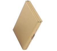 SUNGOOYUE Hitchhiker en élégant Support de Carte de Crédit en Acier Inoxydable avec Descente, 6 Emplacements de Carte, pour Stocker des de Crédit, des d'identité et de l'argent (Sac de Carte en