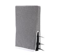 SUNGOOYUE Housse Anti-poussière en Tissu Oxford pour Console de Jeu, Conception de Stockage Vertical, 15,4 X 10,2 X 3,5 Pouces, Compatible avec Les Versions Numériques et CD ROM (Gray)