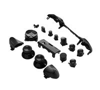 SUNGOOYUE Kit de Boutons de Remplacement de Poignée de Jeu ABS, Ensemble Complet de Boutons de Contrôleur pour Série S Violet, Aspect personnalisé, échange Facile pour (BLACK)