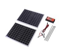 SUNGOOYUE Kit de Nettoyage de Panneaux Solaires, Kit de Panneaux Solaires, Chargeur en Silicium Monocristallin pour Téléphones, Batteries de Banques d'alimentation, Cadre en Alliage d'aluminium Nan