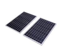 SUNGOOYUE Kit de Panneaux Solaires 200 W, 2 Panneaux Solaires étanches IP67 100 W, Module PV Haute efficacité 23% avec Cadre en Aluminium pour Applications Hors Réseau de Véhicules RV