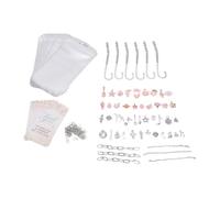 SUNGOOYUE Kit de Signets Métalliques Personnalisé | Ensemble artisanal de marque-pages en argent Vintage, assemblage personnalisé de bricolage, artisans d\'anniversaire en fer