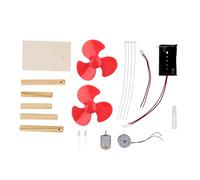 SUNGOOYUE Kit d'éolienne DIY Mini Générateur de Vent Jouet 1,5 V alimenté par Batterie Expérience Scientifique Ensemble d'apprentissage Pratique activité STEM pour Enfants en Classe Projet à