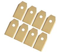 SUNGOOYUE Lames de Remplacement pour Robot Tondeuse, Double Tranchant en | Pack d\'alimentation en vrac de 45 pièces, trou central Standard de 5mm, double coupe, Surface lisse anti-écume, pour