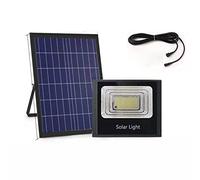 SUNGOOYUE Lampe Solaire, Lampe LED Haute luminosité avec Capteur de Lumière et Télécommande, Batterie au Lithium Intégrée pour éclairage Extérieur de Cour, Route, Place (LED45w intelligente de haute