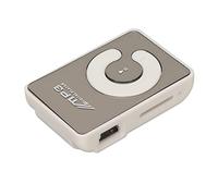 SUNGOOYUE Light Mp3 Mp3 Lecteur avec Fente pour la Pince/Propriétaire et la Carte Mémoire d'exercice, Ordinateur Portable de Voyage, Longue Durée de Vie de la Batterie (White)