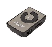 SUNGOOYUE Light Mp3 Mp3 Lecteur avec Fente pour la Pince/Propriétaire et la Carte Mémoire d'exercice, Ordinateur Portable de Voyage, Longue Durée de Vie de la Batterie (Black)