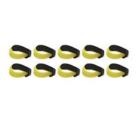 SUNGOOYUE Lot de 10 Colliers de Coq Réglables en Nylon pour Poulailler, 20,5 X 2 Cm, Tour de Cou pour Poulaillers de Jardin et éleveurs de Volailles, Réduit Le Bruit du Coq, Aide à Limiter Les