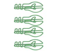 SUNGOOYUE Lot de 100 Trombones en Forme d'ampoule pour Marque-pages en Métal avec Boîte de Rangement, Bleu, pour la Classification des Fichiers, le Marquage des Notes, l'organisation des Documents
