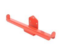 SUNGOOYUE Lot de 2 Supports Muraux pour Souffleur de Feuilles, Pulvérisateur Robuste pour Tronçonneuse, Accessoires de Rangement pour Organisation de Garage, Lot de 2 avec Revêtement Orange, Idéal