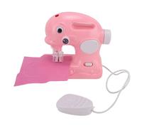 SUNGOOYUE Machine à Coudre pour Enfants, Kit de Couture électrique pour Enfants Créatifs, Machine à Coudre Simulée avec des Opportunités Amusantes et d'apprentissage, Améliore Les Compétences (Pink)