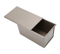 SUNGOOYUE Mélange de Cuisson à Cuisson de au Bâton Ménage avec Couverture, Boîte à Pain pour Pain Fait Maison, Matériau en Alliage en Aluminium Durable