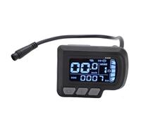 SUNGOOYUE Mémoire D'écran LCD Scooter Electric, Câble D'épreuve d'eau à 6 Broches Large Color Screen Cycling Computer pour 22,2 Mm N ° 2 Protocole Compatible E et E Scooter Accessoires