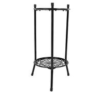 SUNGOOYUE Metal Plant Pot Support Stable (Black) | Support pour plantes d\'intérieur et d\'extérieur robuste à 2 niveaux Base de trépied stable pour la stabilité Cultivateurs