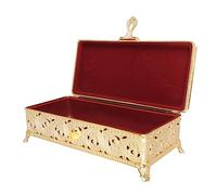 SUNGOOYUE Metal Trinka Box élégant Motif Vintage Doux (Gold)