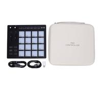SUNGOOYUE MIDI Beat Pad MIDI Drum Pad Contrôleur 16 RVB Pads 2 Fader Knobs Portable Lightweight for Music Production avec Réduction de Bruit LAFENCE Faible