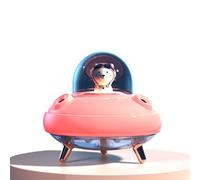 SUNGOOYUE Mini Humidificateur, Veilleuse USB Style Dessin animé Silencieux avec Brume Naturelle pour Dortoir de Bureau à Domicile (PINK)
