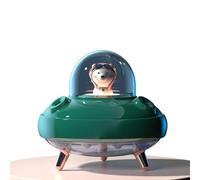 SUNGOOYUE Mini Humidificateur, Veilleuse USB Style Dessin animé Silencieux avec Brume Naturelle pour Dortoir de Bureau à Domicile (GREEN)