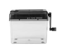 SUNGOOYUE Mini Manuel Portable du Papier coupé en Papier pour école à Domicile de Bureau, Confortable Kurb-Shredder pour Réduire les Dossiers, adapté aux Systèmes Financiers et de Valeurs (GRAY)
