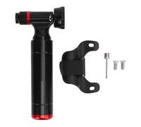 SUNGOOYUE Mini Pompe à Vélo, Infranteur en Alliage en Aluminium Portable avec Compteur de Pression et Contrôle Rotatif Compatible avec Schrader/Vannes Françaises Idéales pour Les