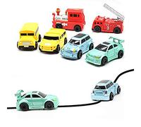 SUNGOOYUE Mini Voiture Induction de Jouets Nettoyage Car Ligne Noire Drawn Feather Pedagogie - Éducation des Enfants Paper Blanc Pensant (comme montré #75)