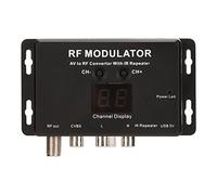 SUNGOOYUE Modulateur RF, Convertisseur AV vers RF avec Répéteur IR pour Décodeur DVR DVD, Formats TV PAL NTSC Gamme de Fréquences 471,25 MHz-885,25 MHz