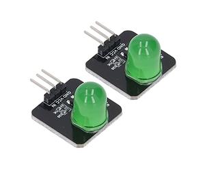 SUNGOOYUE Module LED Décoratif, Ampoule à Puce LED TTL Numérique 3,3 V à 5 V, Carte 20 X 20 Mm, Plage de -40 °F à 185 °F, 10 Pièces pour Voyants Lumineux, électriciens électroniques Domestiques