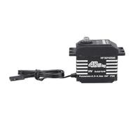 SUNGOOYUE Motor de Servomoteur Numérique RC à Haute Performance avec CNC Aluminium Habilage IP68 Imperméable pour 1/8 1/10 /12 RC Car Truck Robot Boat (Black)