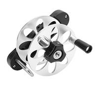 SUNGOOYUE Moulinet pour Fusil Harpon, Moulinet de Pêche en Alliage D'aluminium avec Molette de Tension Réglable et Poignée Pliable, Compatible avec la Plupart des Fusils harpons.