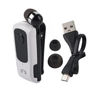 SUNGOOYUE Oreillette Bluetooth Intra-auriculaire sans Fil V5.4 avec Puce CSR, Conception à Oreille Unique Rétractable, Temps de Conversation de 8 Heures, Alertes de Vibration pour Les Utilisateurs