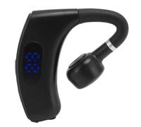 SUNGOOYUE Oreillette Bluetooth, Oreillette sans Fil à Oreille Unique avec Microphone Antibruit et Perche Rotative à 180 Degrés, pour la Conduite, Le Cyclisme, Le Jogging, Le Burea (Black)