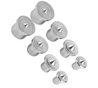 SUNGOOYUE Outil d'alignement de Chevilles Centres de Chevilles en Acier et Bois 8 Pièces 6 Mm 8 Mm 10 13 Marqueur de Trou Précis pour Joints de Bois ébénistes Charpentiers et Bricolage Menuiserie