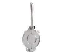 SUNGOOYUE Outil de Pressage de Tortilla à Longue Durée D'alliage D'aluminium, Appuyez sur le Matériau Premium des Tartes à Main pour Créer (16 cm d'argent)