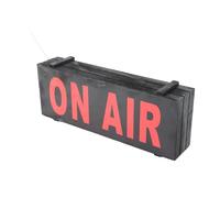 SUNGOOYUE Panneau Lumineux LED ON AIR, Panneau D'avertissement de Studio de Diffusion Respectueux des Yeux Rouges pour les Joueurs en Streaming, avec Interrupteur Marche/arrêt ali