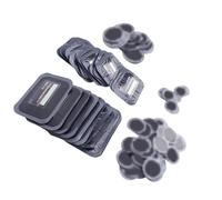 SUNGOOYUE Patches Froides de Pneu, Patchs de Réparation de Pneus Radiaux Kit de Réparation de Ponction des Pneus en Caoutchouc 5 Tailles 65x80 Mm 85x120 Mm avec une Forte Adhérence pour