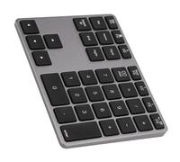 SUNGOOYUE Pavé Numérique sans Fil 5.0, Alliage d'aluminium, Design Ultra Fin, 35 Touches, Batterie Rechargeable 300 MAh, Compatible avec et Mac OS (Gris Fer)