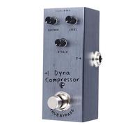 SUNGOOYUE Pédale D'effets de Guitare électrique, Rehausseur de tonalité en Métal avec Boutons de Réglage pour Rock Metal Jazz, True Bypass (AN-06 Gris)