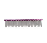 SUNGOOYUE Peigne à Chat en Acier Inoxydable, Peigne d'épilation pour Animaux de Compagnie, 16 X 3,3 Cm, Outil de Toilettage Réutilisable à Nœud pour Se Débarrasser des Poils Emmêlés, Toilettage